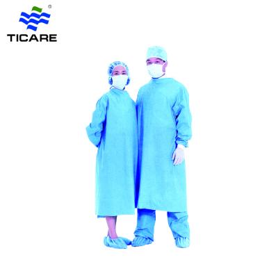 Disposable sterile PP surgical gown for hospital