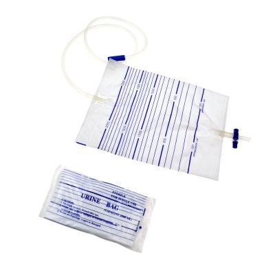 TapFlow 2000ml Urine Drainage Bag with T-Tap Outlet - TICARE HEALTH
