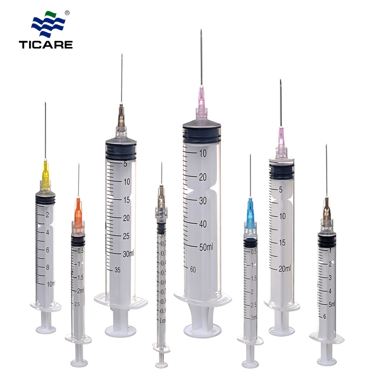 Medical Sterile Disposable plastic syringes for hospital