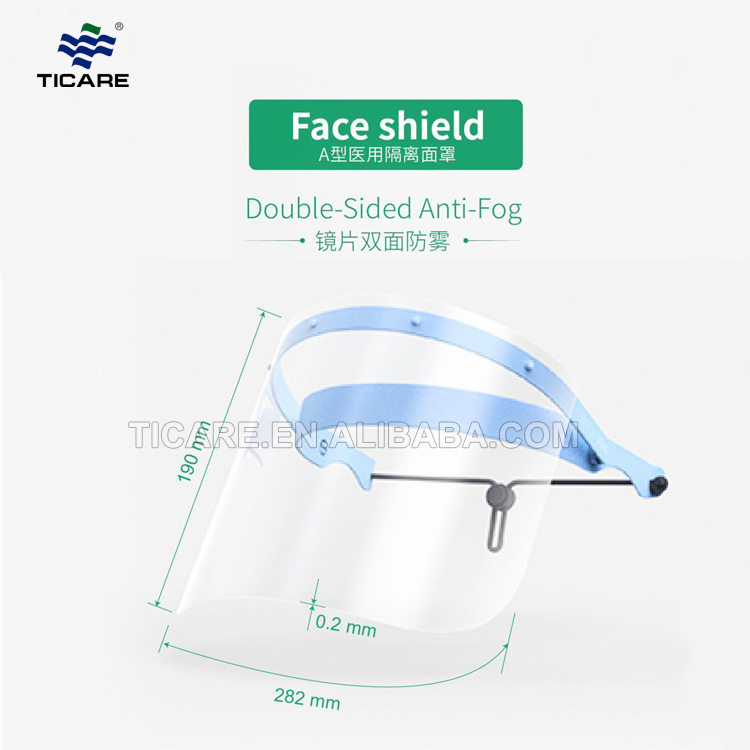 PET Full Protective Face Shield Plastic