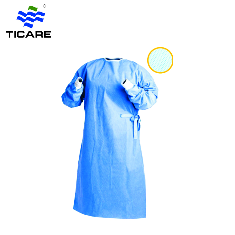 Disposable SMS Surgeon Gown Hospital Surgical Impervious Protective Gown