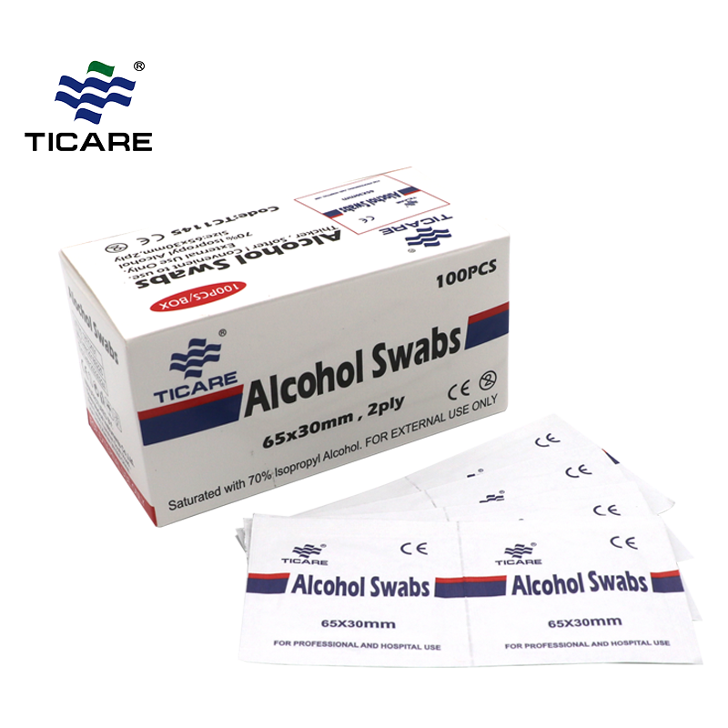 Disposable Skin antiseptic medical alcohol prep pad