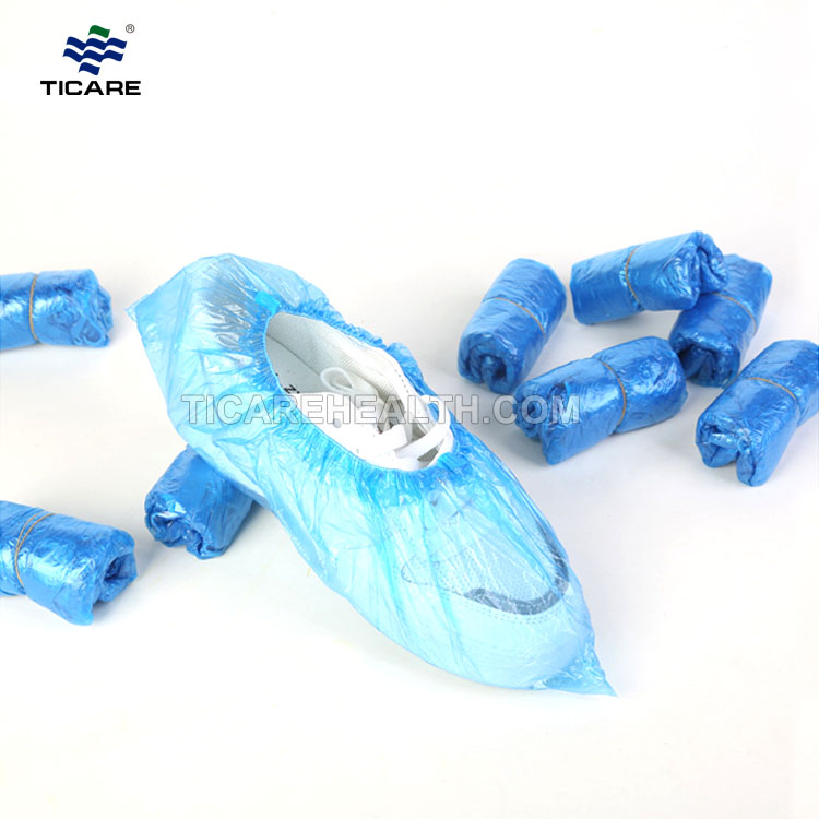 Disposable PE overshoes wear resistant elastic waterproof