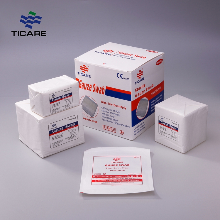 Medical Consumable Gauze Swab Health Factory Supplier