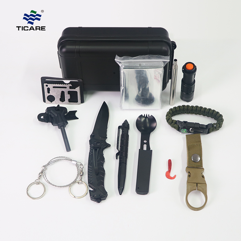 Survival Gear Kit 13 In 1