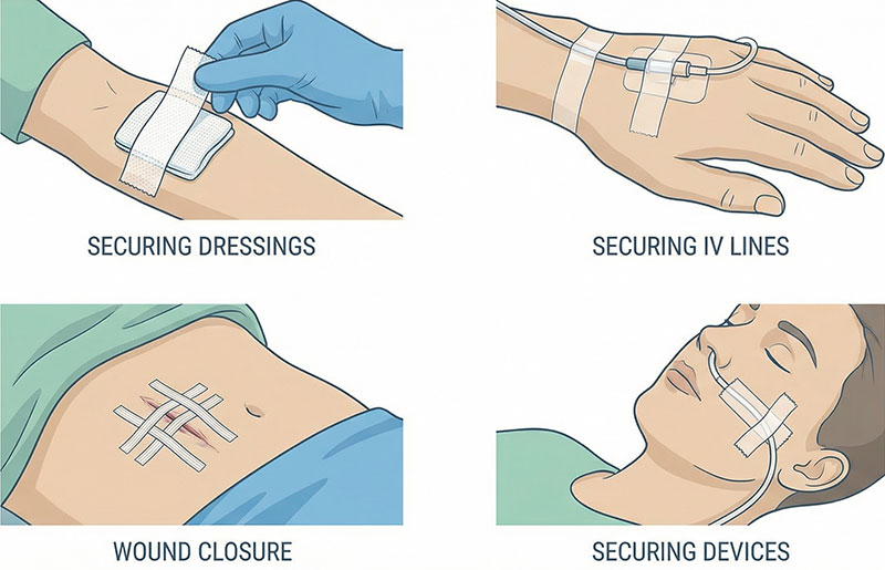 How Hospitals Select Surgical Tape for Different Uses How Hospitals Select Surgical Tape for Different Uses