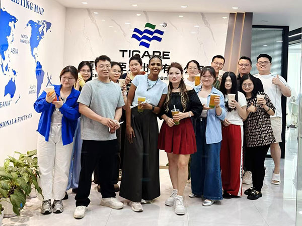 Ms Nafisa with Ticare Team