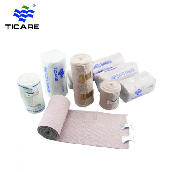 Porous Elastic Gauze Bandage Roll / Skin Color Adhesive Bandage Medical