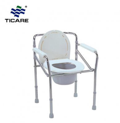 Rehabilitation Therapy Supplies FDA approved foldable Toilet Chair