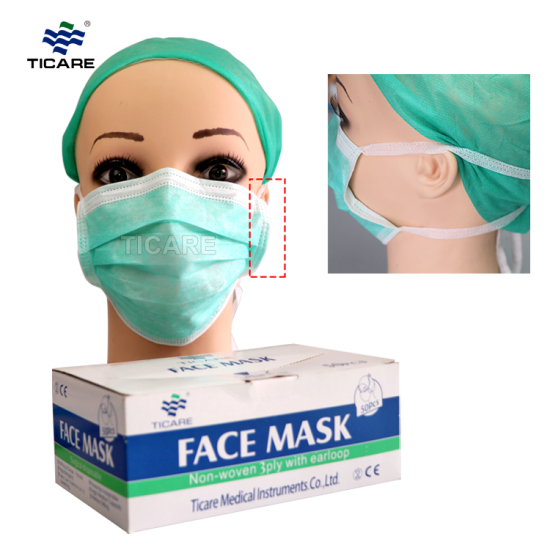 medical Disposable Face Mask With Eye Shield