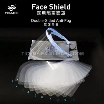 PET full cover Plastic visor protective face shield