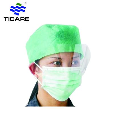 Disposable Non woven face mask with eye shield