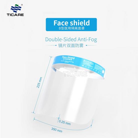 PET Full Protective Face Shield Plastic
