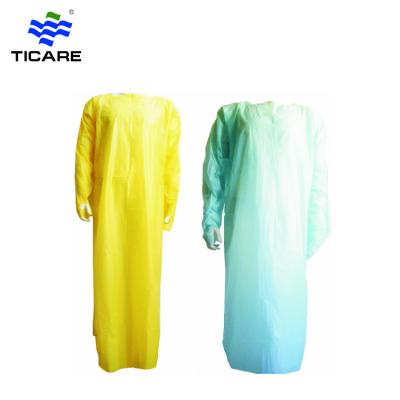 Disposable PP protective waterproof isolation gowns
