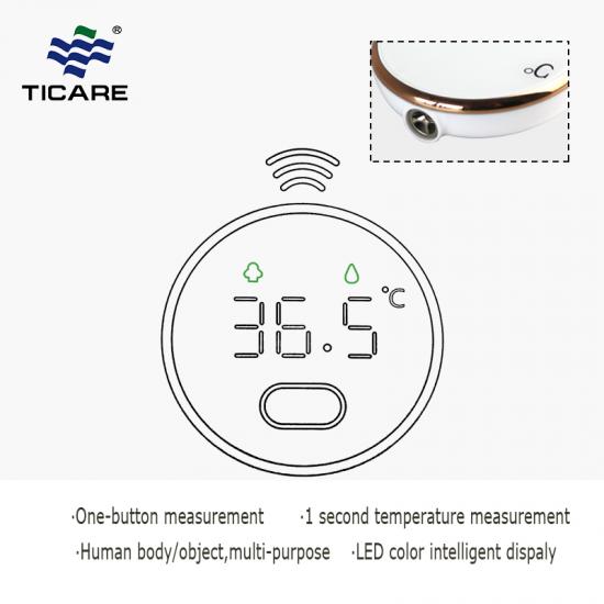 Portable round shape no touch pocket digital thermometer supplier