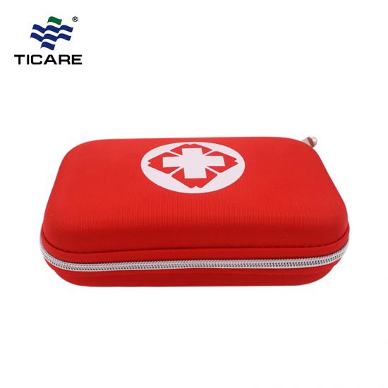 Red Hardcover Shell First Aid Kit