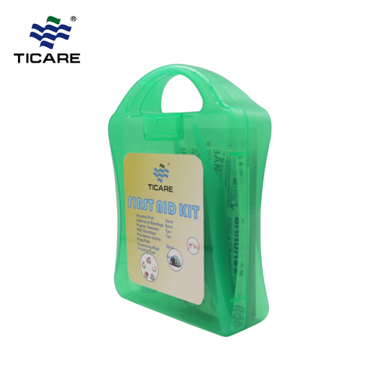 Standard 10 Person First Aid Box Green