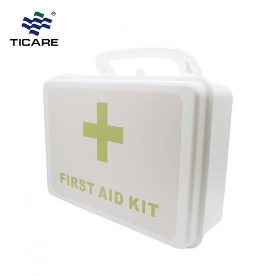White First Aid Kit Plastic Case
