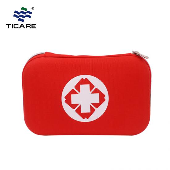 Red Hardcover Shell First Aid Kit