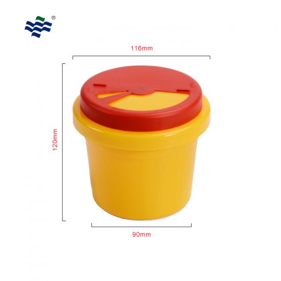 Clinical Waste Container 0.8 Liter