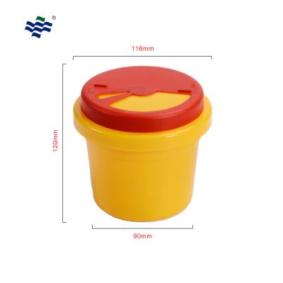 Clinical Waste Container 0.8 Liter