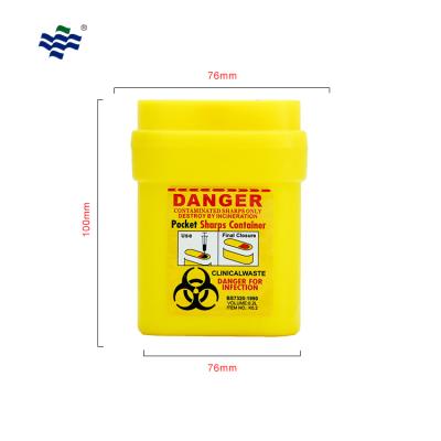 Sharps Disposal Container Pocket Size 0.2L