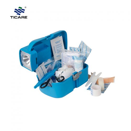 Ticare Torch First Aid Kit With Emergency Flashlight