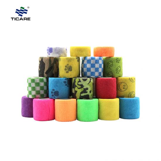 Ticare Self-adhesive Elastic Bandage With Patterns Wholesale