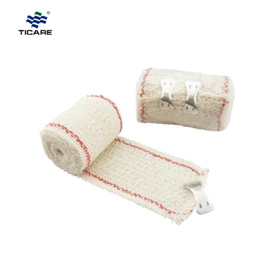 Ticare Crepe Bandage With Red Line Adhesive or Non-adhesive