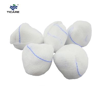 Ticare Gauze Balls, Absorbent, 10 cm x 10cm, With X-ray