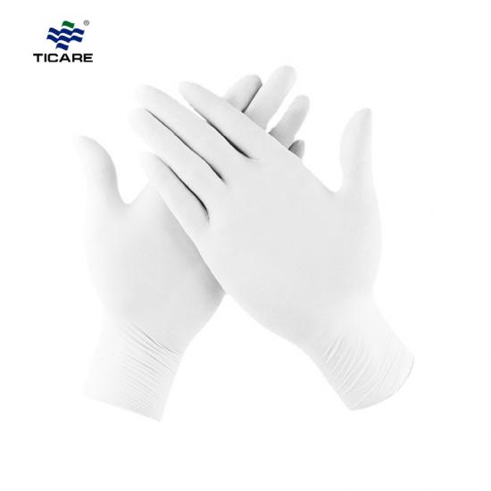 Cheap White Medical Exam Gloves Nitrile, Powder-free, Plus Size for Outlet