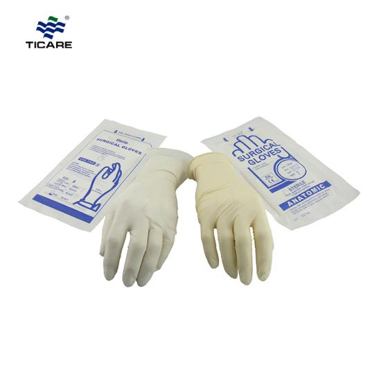 Oem Medical Sterile Disposable Latex Surgical Gloves for Sale