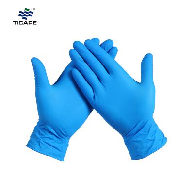 Small Medium Large Nitrile Exam Glove Powder-free 4 Mil, Blue, Custom Logo