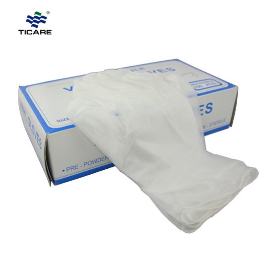 Disposable PVC Examination White Safety Vinyl Glove