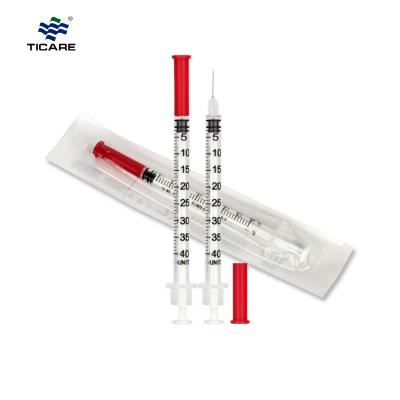 TICARE® U40 Insulin Syringe & Needle 27 G x 1/2