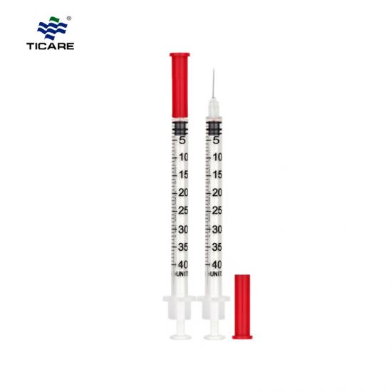 TICARE® U40 Insulin Syringe & Needle 27 G x 1/2