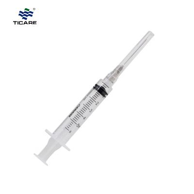 TICARE® 5 ml Luer Lock Safety Syringe 22 Gauge 1-1/4 Needle Factory Sale