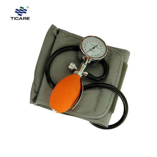 high-quality Palm Type aneroid manual sphygmomanometer manufacturer orange
