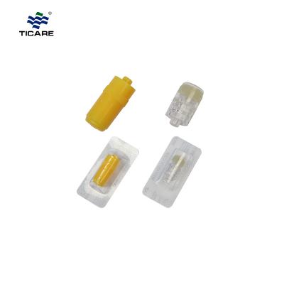 Hospital Heparin Cap Yellow and Transparent Manufacturer