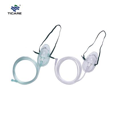 Hospital Simple Oxygen Mask with 2 Meters Tubing