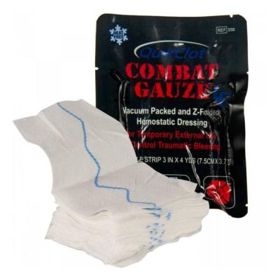 QuikClot Combat Gauze LE, Z-fold, Black Vacuum Packed - TICARE® HEALTH