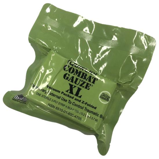 QuikClot Combat Gauze XL, Vacuum Packed, Z-folded - TICARE® HEALTH