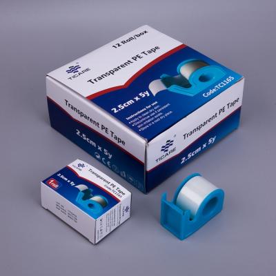 Transparent PE Surgical Tape - 1.5cm x 5y