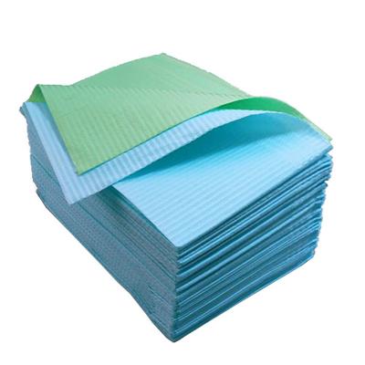 3 ply Disposable Colorful Dental Bib