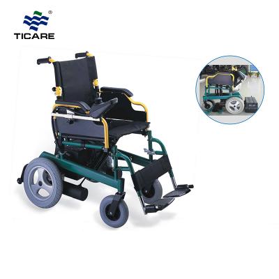 Powder Coated Steel Electric Wheelchair - TICARE HEALTH
