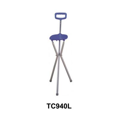 TC940L Tripod Walking Cane With Seat - TICARE HEALTH