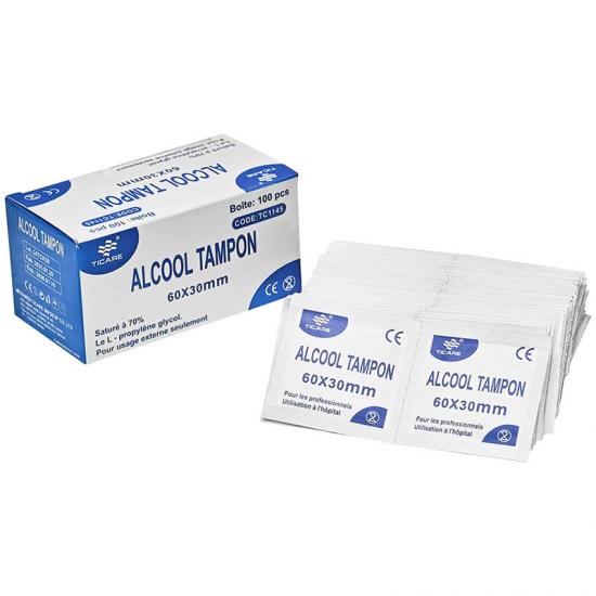 TICARE® Alcohol Swabs | Sterile 70% Isopropyl Alcohol Pads for Medical & Clinical Use