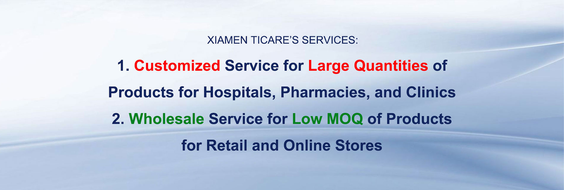 Xiamen Ticare's Service