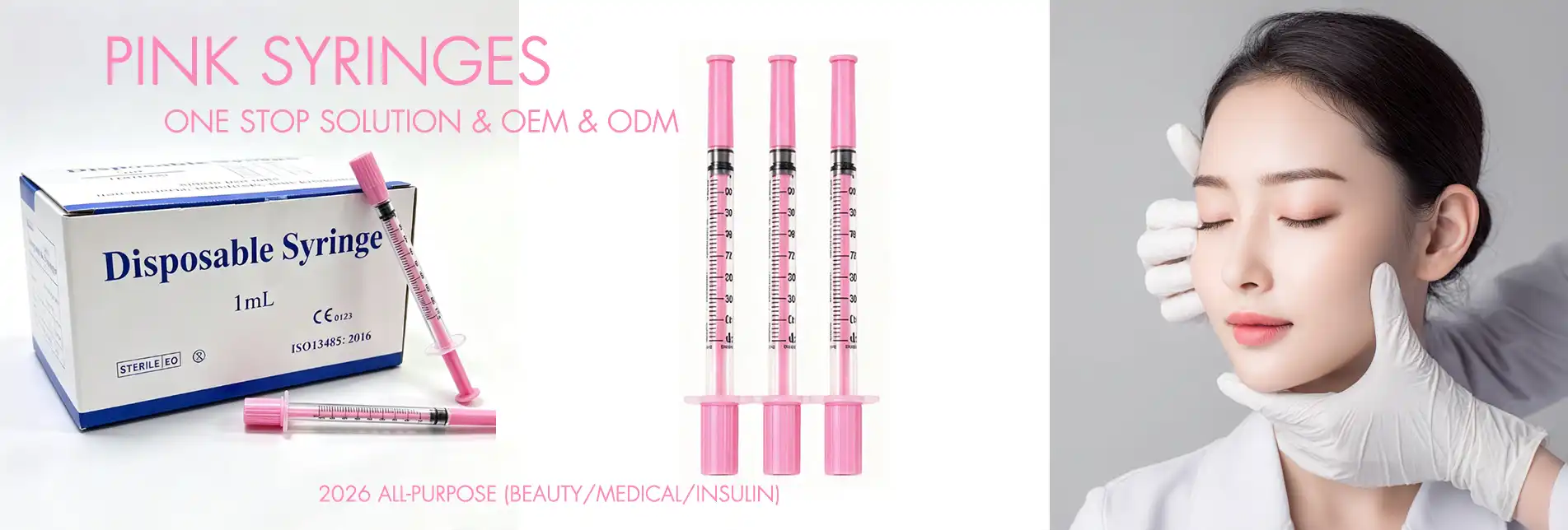 2026 New Product - Pink Syringes All Purpose: Beauty, Insulin, Baby
