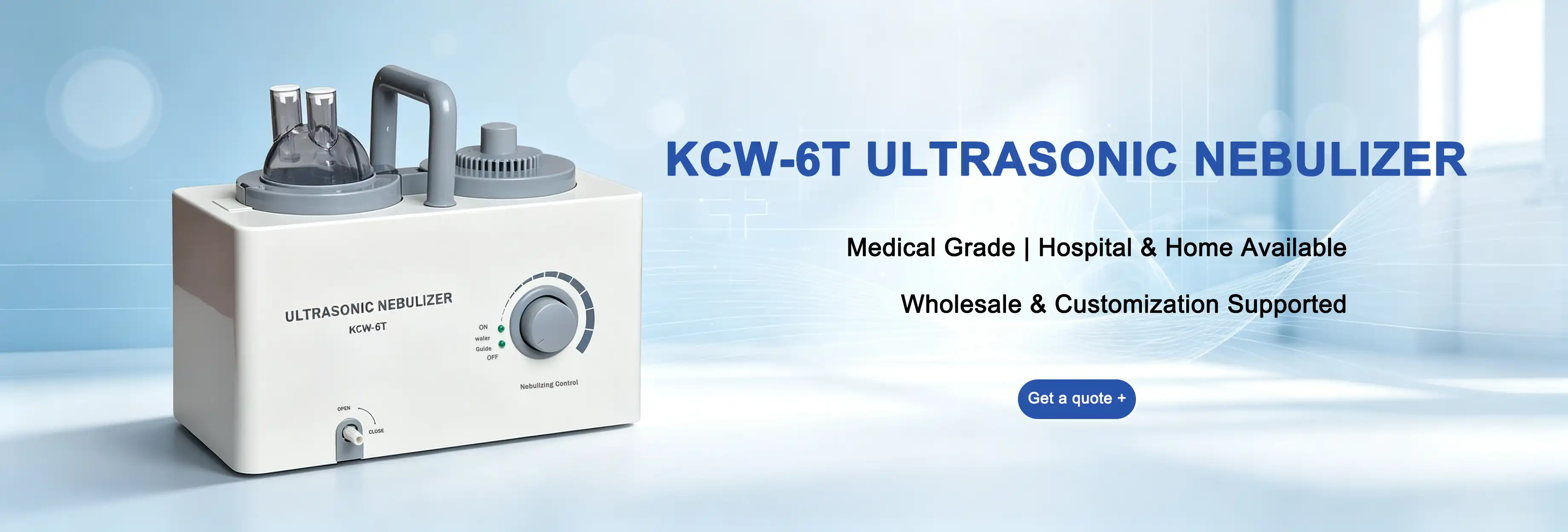 KCW-6T Ultrasonic Nebulizer - Wholesale & Customization Supported